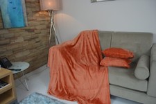 Faux Fur Throws Fleece Mink Sofa / Bed Luxury Double King Size Warm mink