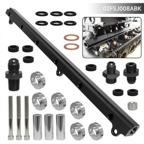 High Flow Fuel Rail for Toyota Soarer Supra Chaser Crown 1JZ-GTE 1986-1992 - Picture 3 of 9