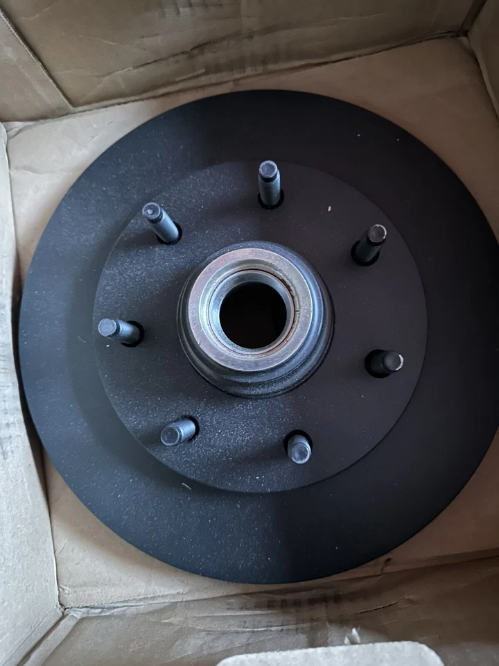 Par de rotores de freno delanteros EBC RK7131 para Ford F250 1997-1999 2x2 con ruedas de 7 orejetas Foto 2 de 4