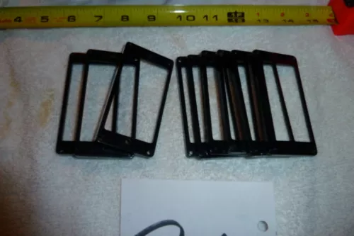 9 Vintage Gibson Style Black Pickup Rings marked “2” - Item BA