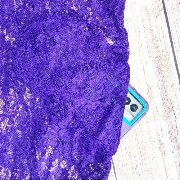 Vintage Victoria's Secret Purple Kimono Dressing … - image 11