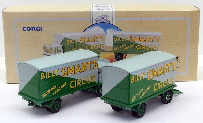 Corgi 1/43 Scale 97891 - AEC Mercury Truck & Trailer - Billy Smart's Circus - Image 3 of 4