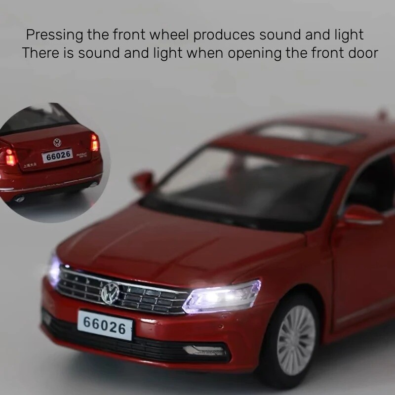 1:32 VW Passat Alloy Scale Car Model Diecast Metal Miniature Toy
