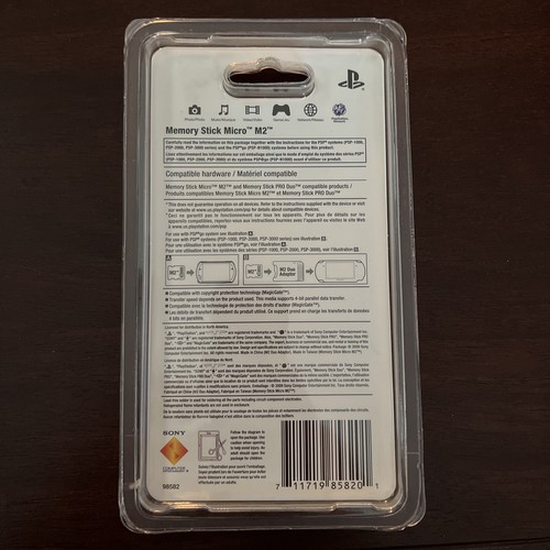 Sony 2GB MS Micro Media M2 2GB Memory Brand New Y - Picture 2 of 2