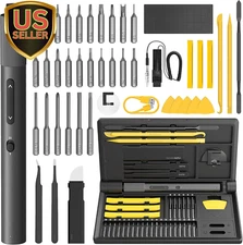Electric Precision Screwdriver Set, 48 in 1 Electronics Tool Kit, Magnetic Bi...