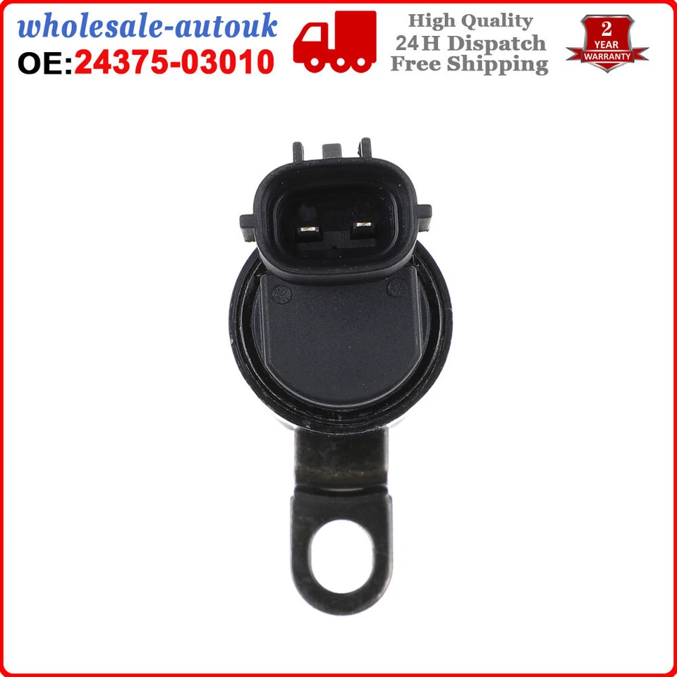 2X EXHAUST CAMSHAFT VARIABLE SOLENOID VALVE 24375-03010 VVT FOR HYUNDAI i10, i20 - Image 3 of 4
