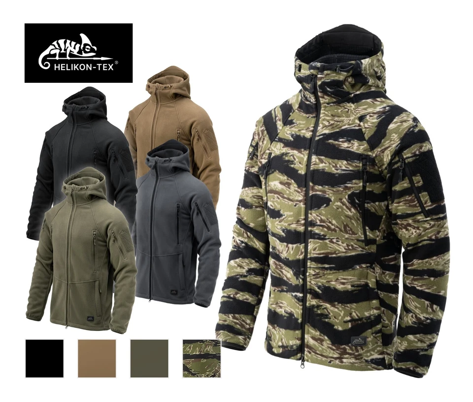 Chaqueta táctica Helikon-Tex PATRIOT MK2 DOBLE HÍBRIDO POLAR combate exterior cálida