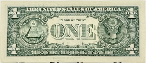 Five Digit Descending Run Ladder (0-6) Dollar Fancy Serial Number F 09876997 D - Picture 3 of 3