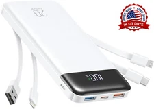 Cargador Portatil 20W Power Bank Cargador De Telefono Celular De Respaldo NEW US