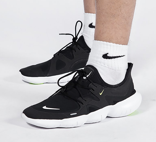 nike free 5.0 mens black