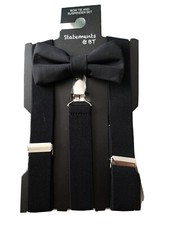 USA Flag Suspender and Bow Tie Set for Baby Toddler Kids Boys Girls USA Seller 