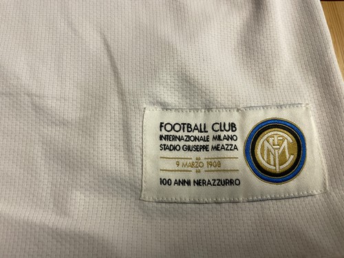 Maglia Shirt Trikot Camiseta Fc Inter Milan Nike away 2007/08 Ibrahimovic 100th - Foto 5 di 12