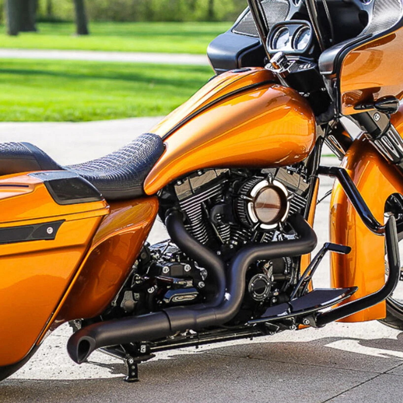 Respirador de aire de corte en contraste para Harley Touring Street Glide 17-19 FLFBS 114 18-up Foto 2 de 4