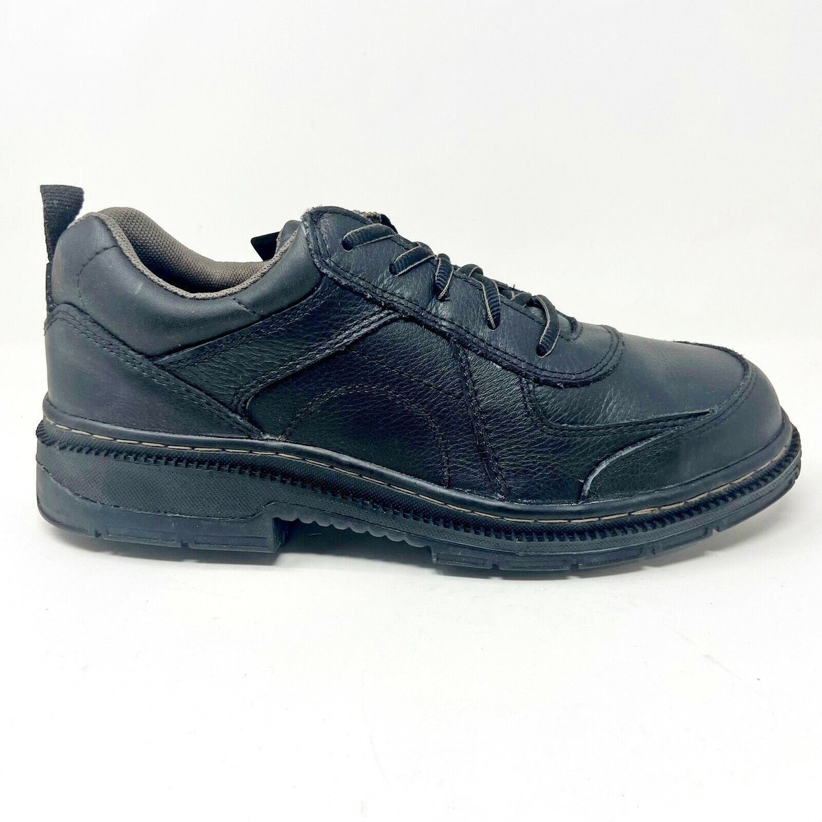 Hytest HPP Oxford Steel Toe SD Black Mens Work Shoes K30070