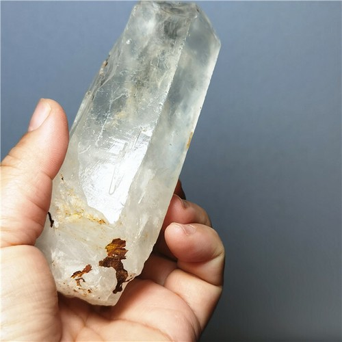 300g The lemurian crystal natural white quartz crystal points in Madagascar Z358 - Picture 12 of 12