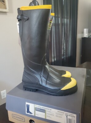 Lacrosse Alpha Aggressive 16'' Rubber Work Boots (Size 8) Steel Toe