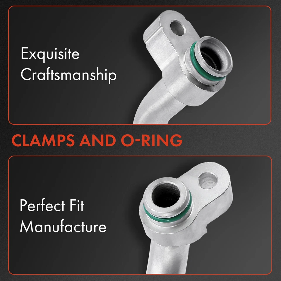 Conjunto de manguera de línea de succión de aire acondicionado para compresor a evaporador Acura RL 2005-2012 Foto 3 de 4