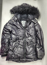 Justice Puffer Jacket Girls NWOT Size 8 Color Black
