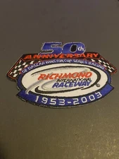 VTG 2003 RICHMOND INTERNATIONAL RACEWAY 50th Anniversary  Iron On Patch