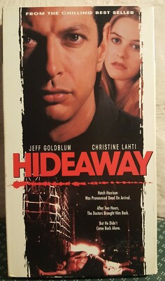 Hideaway VHS Tape 1995 Jeff Goldblum Christine Lahti Alicia Silverstone
