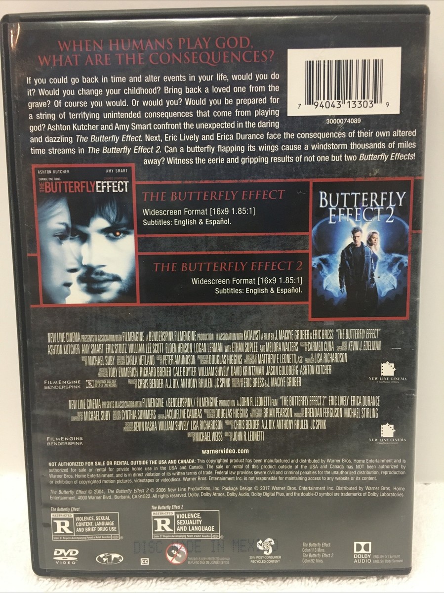 Butterfly Effect & Butterfly Effect 2 (DVD) 794043133039| eBay