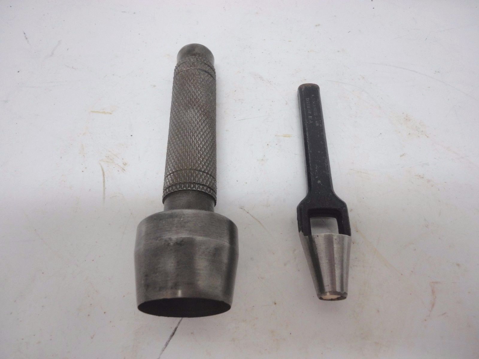 2 Leather Craft Punch Tools Osborne 149 Arch Punch 7/16" / Box & 1 1/4