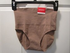 SPANX ECOCARE BRIEF PANTIES IN CAFE AU LAIT SIZE MEDIUM NEW