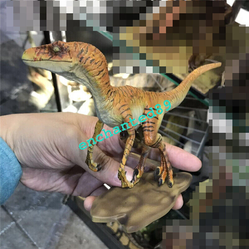 DINO DREAM The tiger plunderer Velociraptor Dinosaur Statue Model Display