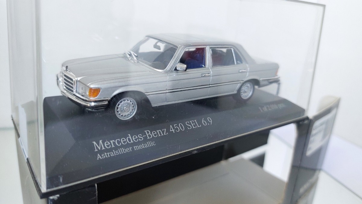 Minichamps 1:43 Mercedes Benz 450 SEL 6.9 Astrasilber Metallic In