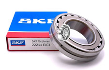 SKF EXPLORER 22211 E/C3 SPHERICAL ROLLER BEARING 55x100x25mm