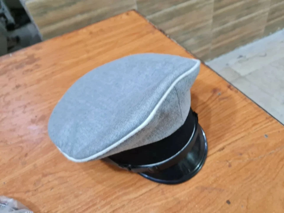 Segunda Guerra Mundial Tercer Reich Alemán Ejército WEHRMACHT Oficiales Visera Gorra Sombrero Foto 2 de 4