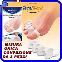 Divaricatore Integrale Per Dita In Morbido Gel Da 2PZ Tecniwork Protezione Piede