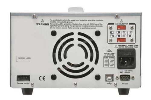 GW Instek GPP-2323 DC Power Supply 192W Programmable Dual Channel 32V 3A GPIB - Picture 3 of 5
