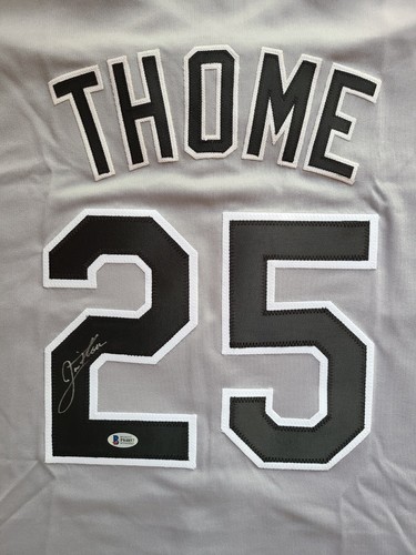 HOF Jim Thome Chicago White Sox Signed Auto XL Jersey Beckett BAS WITNESSED COA - 第 3/5 張圖片
