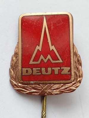 Deutz Anstecknadel Bronzestufe alt & original  J. Preissler