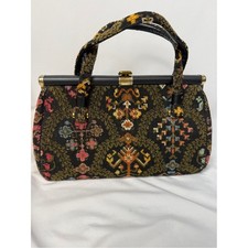 Vintage 1960s Needlepoint Bag