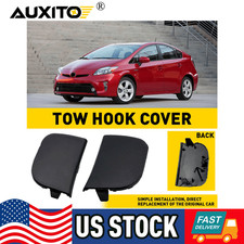 1 Pair Prius For Toyota 2012-2015 Front Hook Tow Bumper Eye Cover Right Left Cap