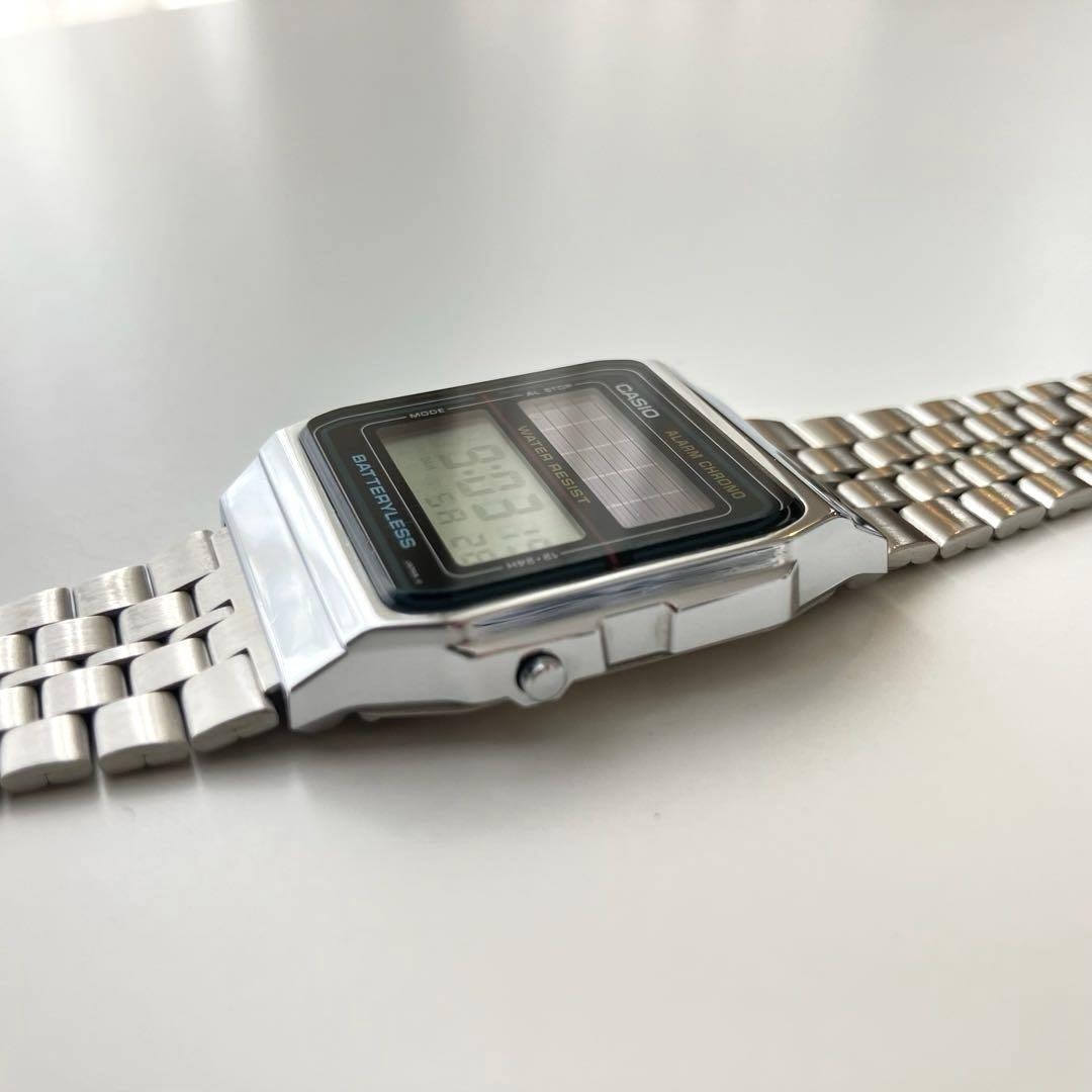 CASIO 　AL180 バッテリーレス　日本製 CASIO AL-180 mod 686 Batteryless Men Digital Watch JAPAN