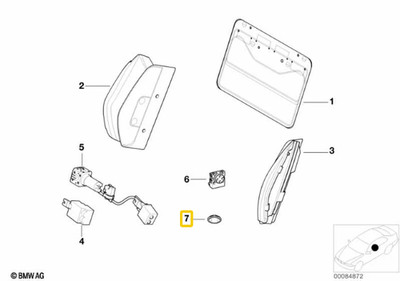 NEU BMW 3 E46 SCHALTER SITZBREITENVERSTELLUNG VORNE LINKS 2695395 52102695395Öffnet i