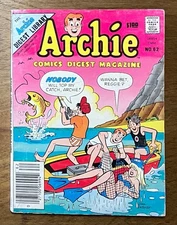 Archie Digest #62 Archie Comics Bronze Age bikini beach Betty fishing g/vg
