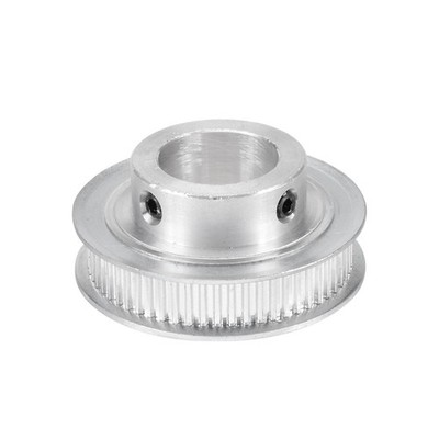 Timing Pulley Aluminium Synchronous Wheels 60 Teeth 15mm Bore/Silver Tone