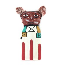 Ted Puhuyesva, Hotevilla - Hopi Palatsutskutu (Red Clown Woman) Cradle Kachina