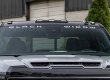 2017-2026 Oem Black Widow Windshield Decal Banner New Fits Trucks Pickups Usa 2017-2026 Oem Black Widow Windshield Decal Banner New Fits Trucks Pickups Usa