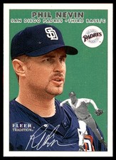Phil Nevin 2000 Fleer Tradition #280 Padres MLB READ FREE SHIPPING AutographDen
