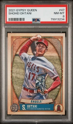 2021 Topps Gypsy Queen - Shohei Ohtani #47 PSA 8 Pop 9