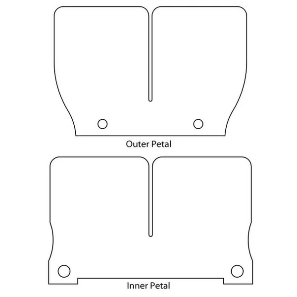 ErsatzplÄTtchen FÜR Membranblock V-FORCE2 FüR Kawasaki KX 250 (KX250J) 1992-93-image