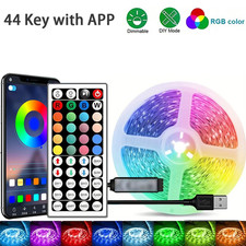 5v Usb Led Strip Lights Tv Back Light 5050 Rgb Colour Changing With 24key Remote