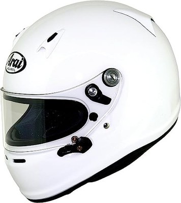 Casque Intégral Arai SK-6 PED Karting – Taille M (57-58 Cm), Blanc, Neuf