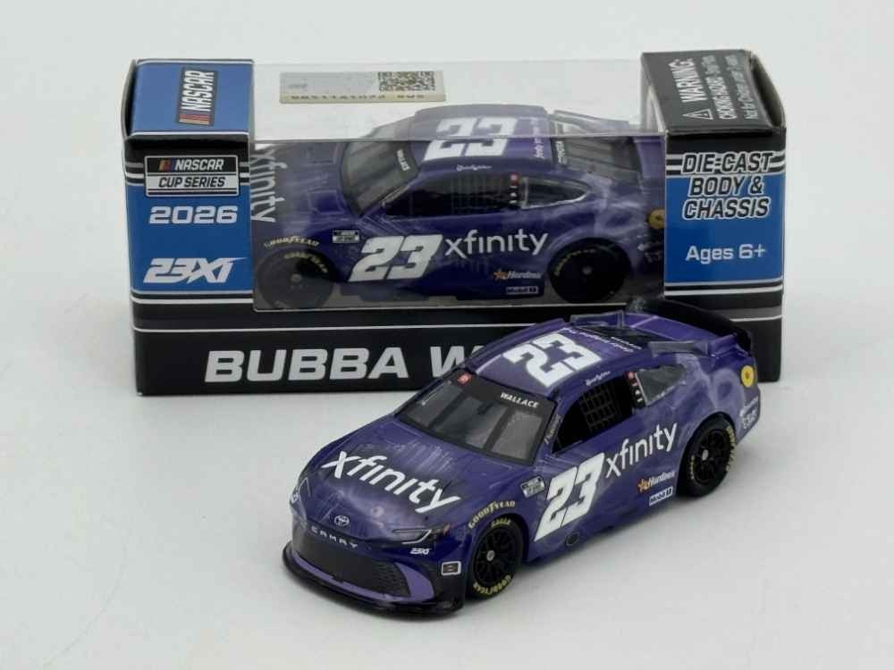 NASCAR 2026 DARRELL BUBBA WALLACE #23 XFINITY 1/64 CAR