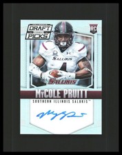 2015 MyCole Pruitt Rookie Auto Prizm Draft Picks Silver Prizm #226 Vikings B